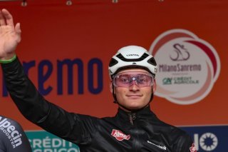 Mathieu van der Poel le plus fort à Sanremo KEYSTONE/EPA/Roberto Bettini